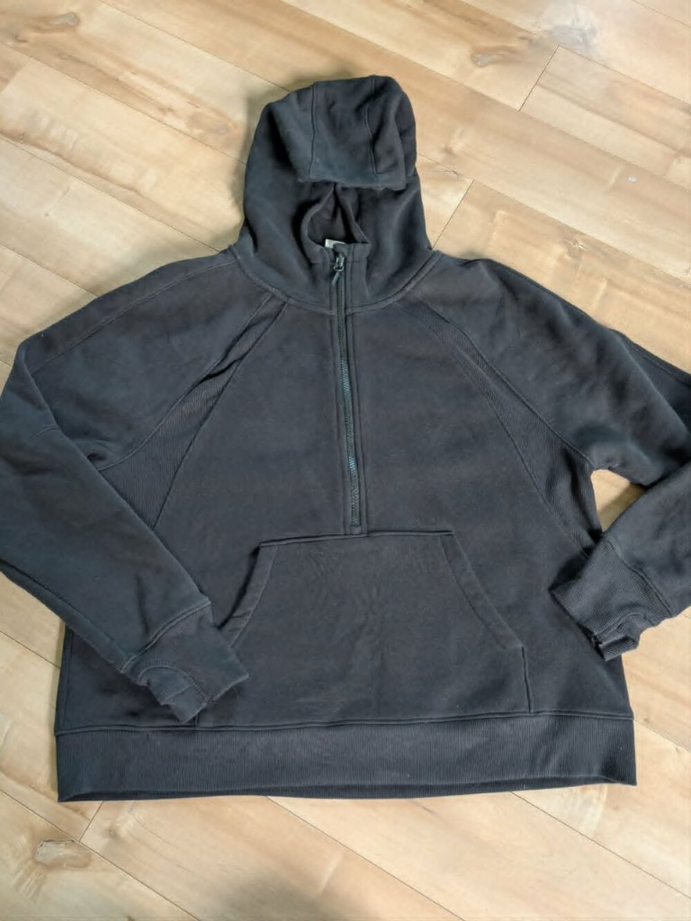 Lolë Cozy Half-Zip Hooded Pullover Sweatshirt – Women’s Size XL / TG